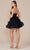 Nox Anabel Y859 - Sweetheart Ruffled Skirt Cocktail Dress Cocktail Dresses 12 / Black