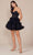 Nox Anabel Y859 - Sweetheart Ruffled Skirt Cocktail Dress Cocktail Dresses 12 / Black