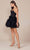 Nox Anabel Y859 - Sweetheart Ruffled Skirt Cocktail Dress Cocktail Dresses 12 / Black