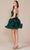 Nox Anabel Y859 - Sweetheart Ruffled Skirt Cocktail Dress Cocktail Dresses 12 / Black