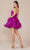 Nox Anabel Y859 - Sweetheart Ruffled Skirt Cocktail Dress Cocktail Dresses 12 / Black