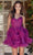 Nox Anabel Y859 - Sweetheart Ruffled Skirt Cocktail Dress Cocktail Dresses 12 / Black