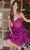 Nox Anabel Y859 - Sweetheart Ruffled Skirt Cocktail Dress Cocktail Dresses 12 / Black