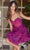 Nox Anabel Y859 - Sweetheart Ruffled Skirt Cocktail Dress Cocktail Dresses 12 / Black