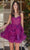 Nox Anabel Y859 - Sweetheart Ruffled Skirt Cocktail Dress Cocktail Dresses 12 / Black