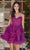 Nox Anabel Y859 - Sweetheart Ruffled Skirt Cocktail Dress Cocktail Dresses 12 / Black