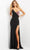 One Shoulder Two Tone Prom Gown 09021SC Prom Dresses