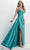 Panoply 14145 - Scoop Neck Corset Evening Gown Evening Dresses 0 / Jade