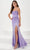 Panoply 14162 - Sweetheart Sequin Evening Gown Evening Dresses 0 / Lavender/Silver