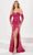 Panoply 14162 - Sweetheart Sequin Evening Gown Evening Dresses 0 / Magenta/Silver