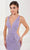 Panoply 14192 - Plunging Embellished Evening Gown Evening Dresses 0 / Lilac