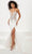 Panoply 14197 - Plunging Beaded Evening Gown Evening Gown 0 / Ivory