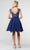 Poly USA 8094 - Embroidered Scoop Neck Cocktail Dress Prom Dresses