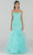 Poly USA 8198 - Sweetheart Tiered Mermaid Prom Dress Prom Dresses XS / Aqua