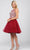 Poly USA 8302 - Lace Applique Scoop Neck Cocktail Dress Cocktail Dresses
