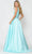 Poly USA 8678 - Sleeveless A-Line Gown Prom Dresses