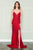 Poly USA 8892 - Rhinestone Ornate Prom Dress with Slit Special Occasion Dress