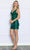 Poly USA 9226 - Sequin Plunging V-Neck Cocktail Dress Cocktail Dresses