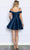 Poly USA 9238 - Cold Shoulder A-Line Cocktail Dress Cocktail Dresses