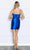 Poly USA 9246 - Beaded Ruched Detail Cocktail Dress Cocktail Dresses