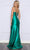 Poly USA 9250 - High Slit Satin Prom Dress Prom Dresses