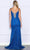 Poly USA 9354 - Glitter Lace Sleeveless Prom Dress Prom Dresses