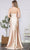 Poly USA 9358 - Beaded Foliage Asymmetrical Prom Dress Prom Dresses