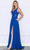 Poly USA 9366 - Sequin Embroidered V-Neck Prom Dress Prom Dresses