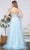 Poly USA 9372 - Beaded Applique Asymmetric Prom Dress Prom Dresses