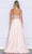 Poly USA 9372 - Beaded Applique Asymmetric Prom Dress Prom Dresses