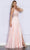 Poly USA 9372 - Beaded Applique Asymmetric Prom Dress Prom Dresses