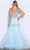 Poly USA 9374 - Appliqued See-through Corset Prom Dress Prom Dresses