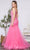 Poly USA 9374 - Appliqued See-through Corset Prom Dress Prom Dresses