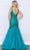 Poly USA 9388 - Sleeveless Glitter Mermaid Prom Dress Prom Dresses