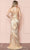 Poly USA 9436 - Sequin Ornate V-Neck Prom Dress Evening Dresses