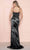 Poly USA 9436 - Sequin Ornate V-Neck Prom Dress Evening Dresses