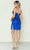 Poly USA 9466 - Sequin Appliqued Sleeveless Cocktail Dress Cocktail Dresses