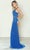 Poly USA 9530 - Beaded Sequin V-Neck Prom Dress Prom Dresses