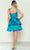 Poly USA 9590 - Bow Detailed A-Line Cocktail Dress Cocktail Dresses