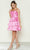 Poly USA 9590 - Bow Detailed A-Line Cocktail Dress Cocktail Dresses