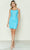 Poly USA 9596 - Lace Sleeveless Cocktail Dress Cocktail Dresses XS / Blue