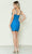 Poly USA 9598 - Sequin Sleeveless Corset Cocktail Dress Special Occasion Dress