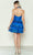 Poly USA 9600 - Gold Applique Halter Cocktail Dress Cocktail Dresses