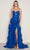 Poly USA 9606 - Sequin Lace Spaghetti Straps Prom Dress Prom Dresses XS / Royal