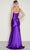 Poly USA 9644 - Bow Accented Sweetheart Satin Prom Dress Prom Dresses