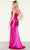 Poly USA 9644 - Bow Accented Sweetheart Satin Prom Dress Prom Dresses