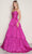 Poly USA 9694 - Bow Neckline Strapless Prom Dress Prom Dresses