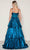 Poly USA 9718 - Ruched Sheer Corset Prom Gown Prom Dresses