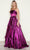 Poly USA 9718 - Ruched Sheer Corset Prom Gown Prom Dresses