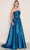 Poly USA 9720 - Straight Neckline Metallic Prom Dress Prom Dresses